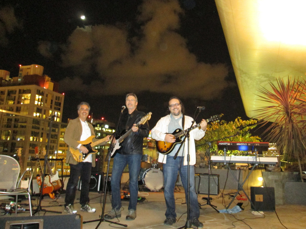 The Innocent Bystanders play in downtown San Diego