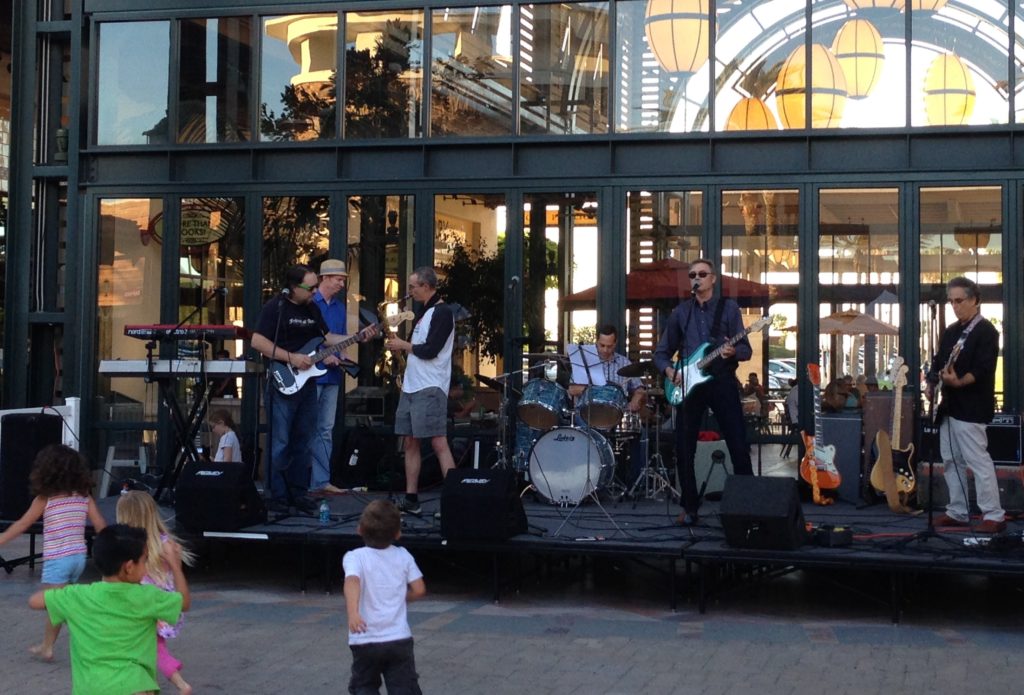 The Innocent Bystanders play live music at Otay Ranch Town Center, Chula Vista, San Diego County